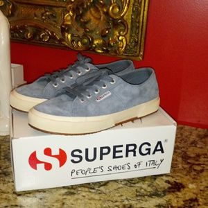 Superga Suede Lace Up Shoes
